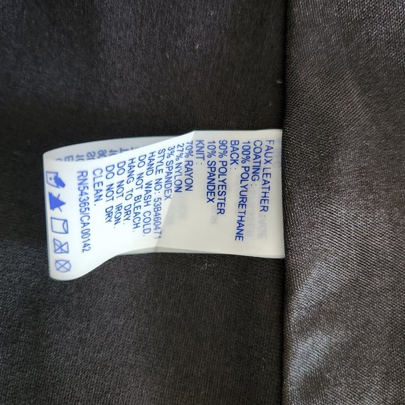 Nygard 2x faux leather vest - Picture 8 of 8